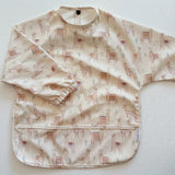 Long Sleeved Baby Bib - Alpacas