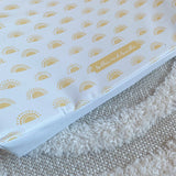 Anti-Roll Wedge Changing Mat - Boho Suns Print