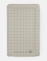 Gingham Sage Table Changing Mat