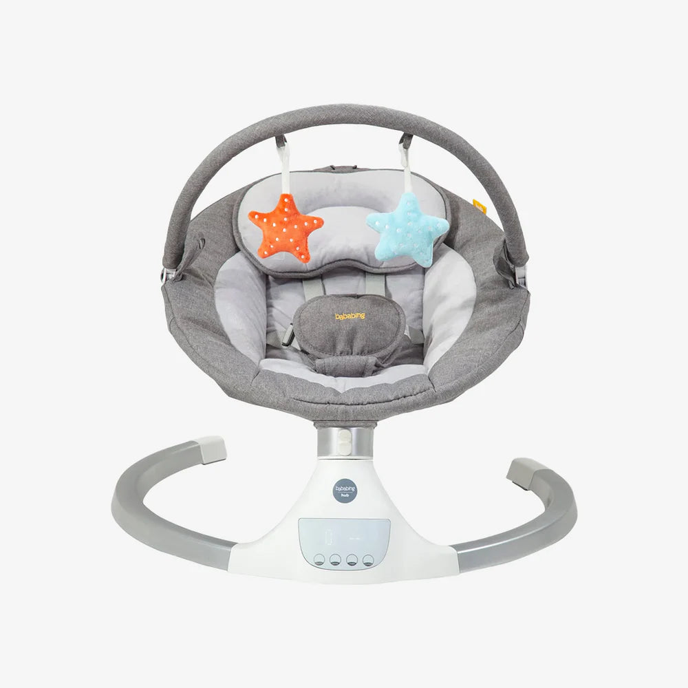 Bababing 16pc Raffi MK11 Home & Travel System Bundle with Spin Car Seat & Base - Heritage