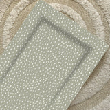 Standard Changing Mat - Sage Green Spots