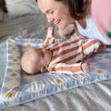 Standard Changing Mat - Blue Harlequin