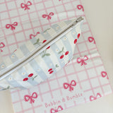 Nappy Wallet - Cherry Stripe