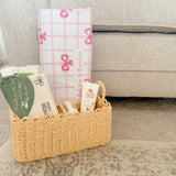 Travel Changing Mat - Pink Bows