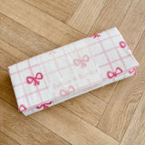 Travel Changing Mat - Pink Bows
