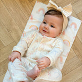Travel Changing Mat - Pink Rainbow
