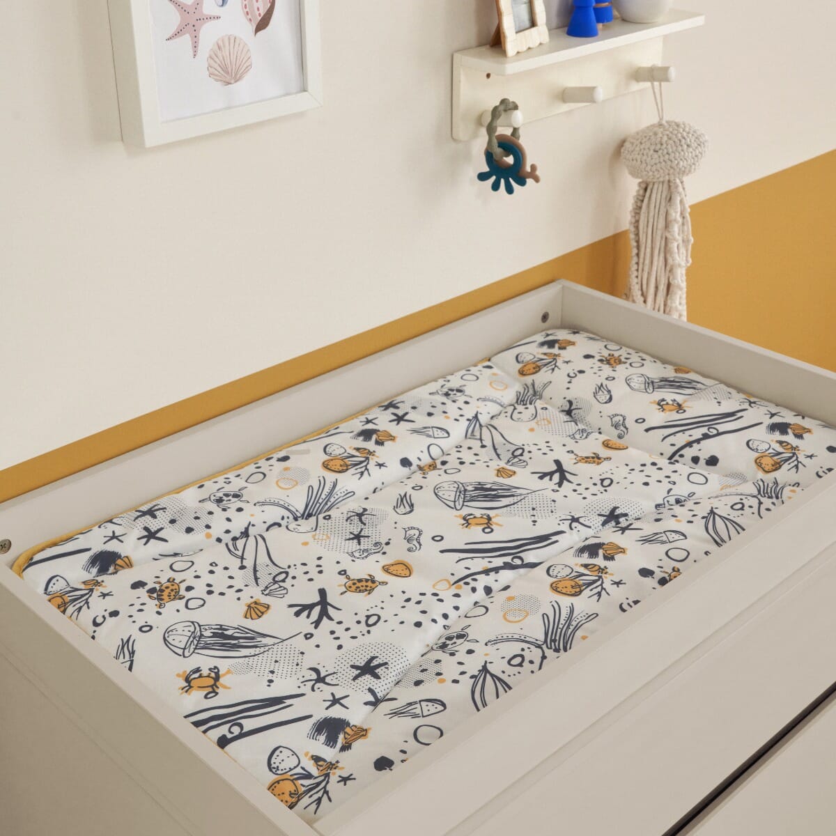 Tutti Bambini Changing Mat - Ocean White