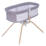 Babymore Air Motion Gliding Crib - Slate