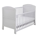 Babymore Aston Drop Side Cot Bed - Grey