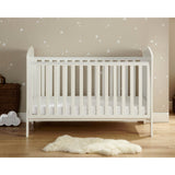 Babymore Aston Drop Side Cot Bed - White