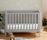 Babymore Iris Cot Bed - Grey