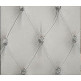 Babymore Velvet Deluxe Cot Bed - White