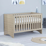 Babymore Veni Cot Bed - Oak