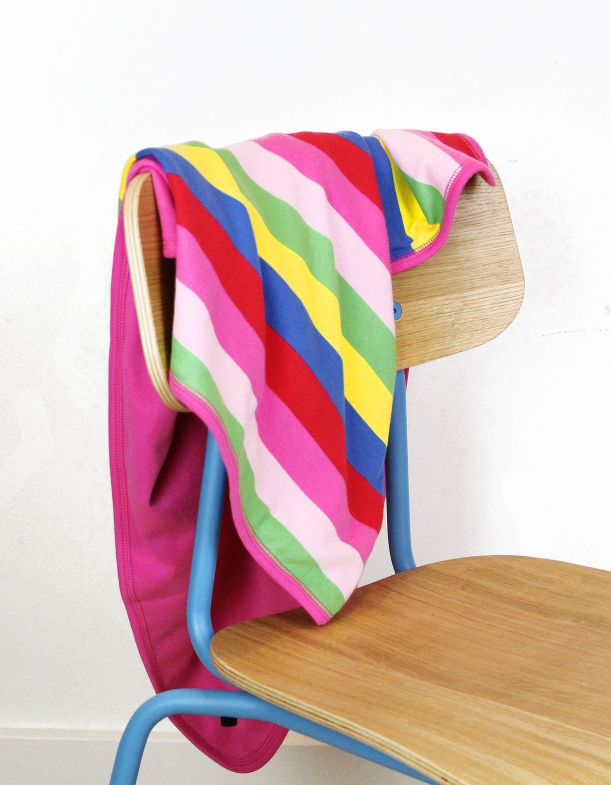 Toby Tiger Organic Girly Stripe Blanket