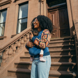 Velvet Baby Carrier - True Blue