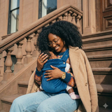 Velvet Baby Carrier - True Blue