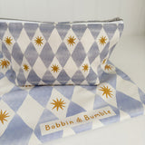 Nappy Wallet - Blue Harlequin