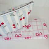 Nappy Wallet - Cherry Stripe