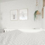 Anti-Roll Wedge Changing Mat - Grey Spots