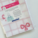 Splash mat - Pink Bows