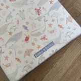 Anti-Roll Wedge Changing Mat - Deep Blue Sea