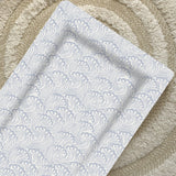 Standard Changing Mat - Ocean Waves Print