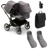 Bugaboo Donkey 5 Duo Essential Bundle - Grey Melange