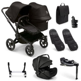 Bugaboo Donkey 5 Duo Ultimate Otter 360 Travel System - Midnight Black