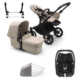 Bugaboo Donkey 5 Mono with Maxi-Cosi Cabriofix iSize Travel System - Desert Taupe