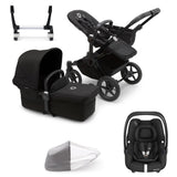 Bugaboo Donkey 5 Mono with Maxi-Cosi Cabriofix iSize Travel System - Midnight Black