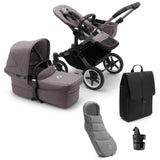 Bugaboo Donkey 5 Mono Ultimate Cybex Cloud T Travel System Bundle - Grey Melange