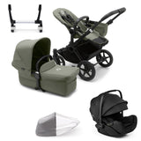 Bugaboo Donkey 5 Mono with Otter 360 Travel System - Forest Green
