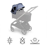 Bugaboo Dragonfly Breezy Sun Canopy - Seaside Blue