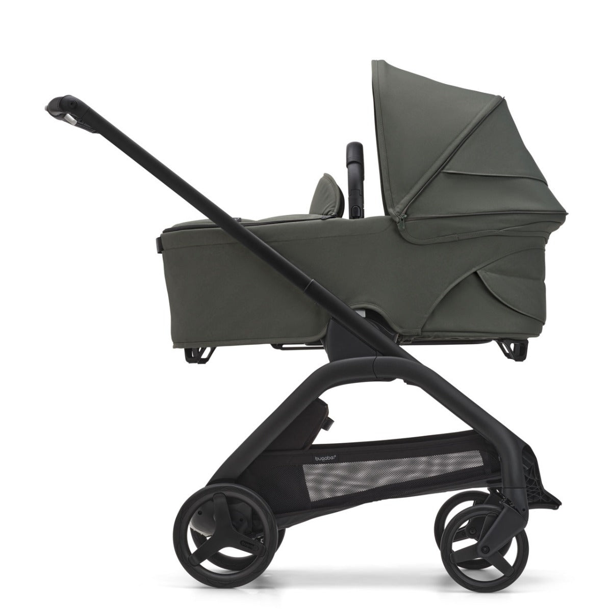 Bugaboo Dragonfly Travel System with Maxi-Cosi Cabriofix i-Size - Black/Forest Green