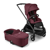 Bugaboo Dragonfly Ultimate Cybex Cloud T Travel System Bundle - Black/Dark Cherry