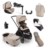 Bugaboo Dragonfly Ultimate Otter 360 Travel System Bundle - Black/Desert Taupe