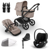 Bugaboo Fox 5 Renew with Cybex Cloud T Travel System Bundle - Desert Taupe Melange