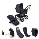 Bugaboo Fox 5 Renew Complete Pushchair Bundle - Black/Deep Indigo
