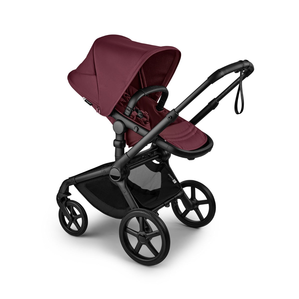 Bugaboo Fox 5 Renew with Maxi-Cosi Cabriofix iSize Travel System Bundle - Dark Cherry