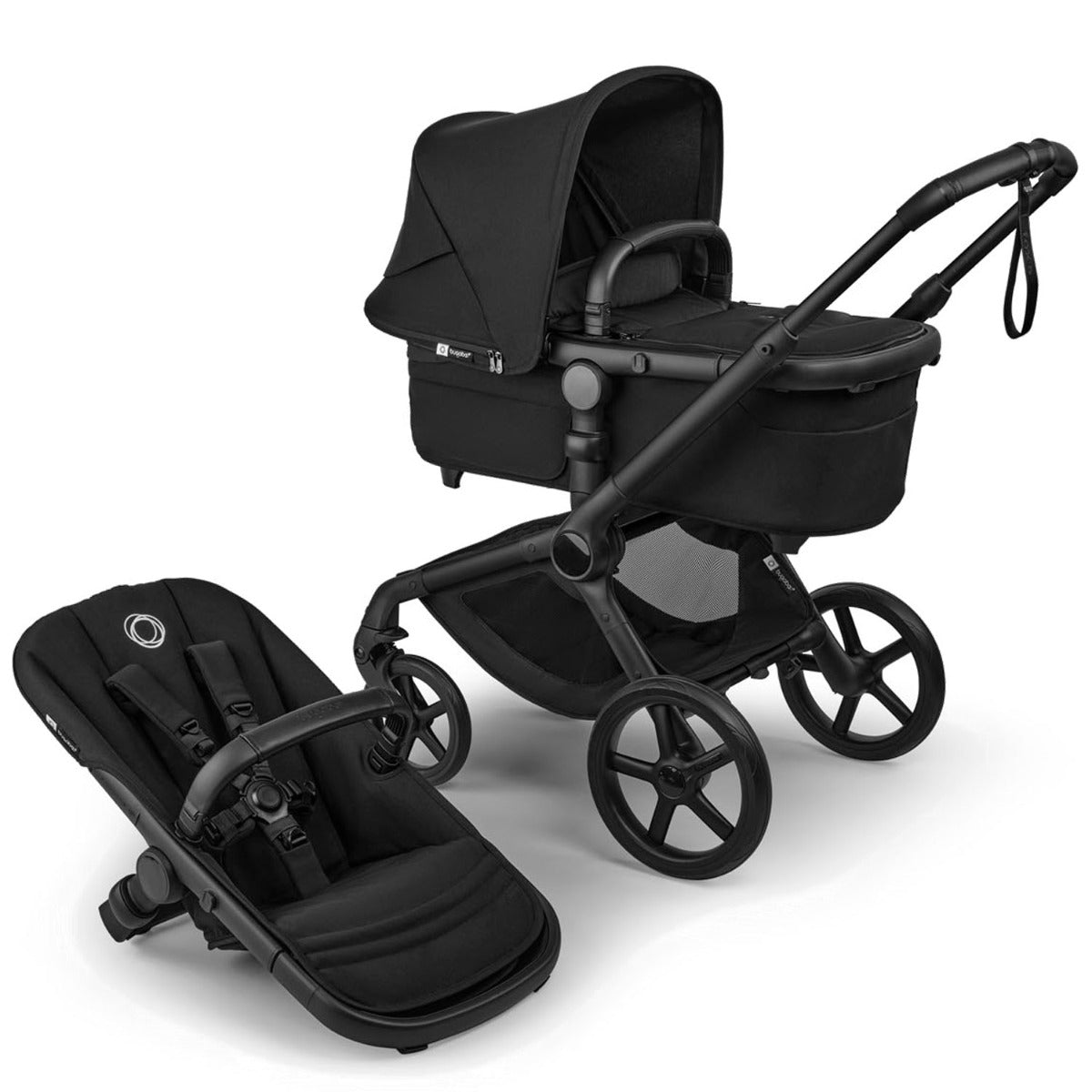 Bugaboo Fox 5 Renew Essential Pushchair Bundle - Heritage Black