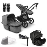 Bugaboo Fox 5 Renew with Otter 360 Travel System Bundle - Moon Grey