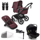 Bugaboo Fox 5 Renew with Turtle Air 360 Travel System Bundle - Dark Cherry