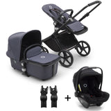 Bugaboo Fox Cub All Terrain Stroller + FREE Turtle Air - Stormy Blue