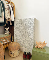 Willow Leaf Anti Roll Wedge Baby Changing Mat - Sage Green