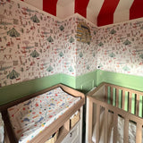 Anti-Roll Wedge Baby Changing Mat - Circus