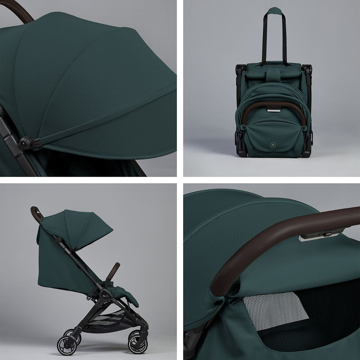 Silver Cross Clic 2 Compact Stroller - Conifer