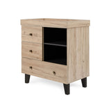 Tutti Bambini Como Chest Changer - Distressed Oak & Slate Grey