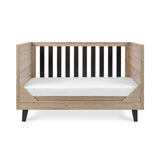 Tutti Bambini Como Cot Bed - Distressed Oak & Slate Grey