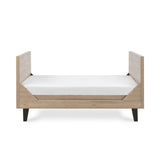Tutti Bambini Como Cot Bed - Distressed Oak & Slate Grey