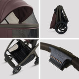 Silver Cross Cove Complete Stroller & Accessory Bundle - Damson